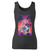 High quality print of this slim fit sonic and the secret rings women tank top will turn heads. And bystanders won't be disappointed - the racerback cut looks good one any woman's shoulders.