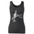 High quality print of this slim fit star wars at at cowboy parody women tank top will turn heads. And bystanders won't be disappointed - the racerback cut looks good one any woman's shoulders.