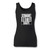 High quality print of this slim fit straight outta shape women tank top will turn heads. And bystanders won't be disappointed - the racerback cut looks good one any woman's shoulders.