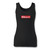 High quality print of this slim fit supreme inspired okrrr logo women tank top will turn heads. And bystanders won't be disappointed - the racerback cut looks good one any woman's shoulders.