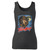 High quality print of this slim fit teen wolf moon women tank top will turn heads. And bystanders won't be disappointed - the racerback cut looks good one any woman's shoulders.