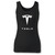 High quality print of this slim fit tesla model s car novelty women tank top will turn heads. And bystanders won't be disappointed - the racerback cut looks good one any woman's shoulders.