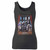 High quality print of this slim fit the addams family women tank top will turn heads. And bystanders won't be disappointed - the racerback cut looks good one any woman's shoulders.