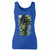 High quality print of this slim fit the incredible hulk inspired women tank top will turn heads. And bystanders won't be disappointed - the racerback cut looks good one any woman's shoulders.