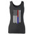 High quality print of this slim fit thin red blue line american flag women tank top will turn heads. And bystanders won't be disappointed - the racerback cut looks good one any woman's shoulders.