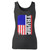 High quality print of this slim fit trump 2020 flag usa women tank top will turn heads. And bystanders won't be disappointed - the racerback cut looks good one any woman's shoulders.