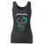 High quality print of this slim fit twin snakes women tank top will turn heads. And bystanders won't be disappointed - the racerback cut looks good one any woman's shoulders.