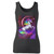 High quality print of this slim fit unicorn the galaxy women tank top will turn heads. And bystanders won't be disappointed - the racerback cut looks good one any woman's shoulders.