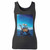 High quality print of this slim fit wall e with bra women tank top will turn heads. And bystanders won't be disappointed - the racerback cut looks good one any woman's shoulders.