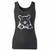 High quality print of this slim fit winnie the pooh face women tank top will turn heads. And bystanders won't be disappointed - the racerback cut looks good one any woman's shoulders.