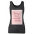 High quality print of this slim fit worry less smile more women tank top will turn heads. And bystanders won't be disappointed - the racerback cut looks good one any woman's shoulders.