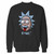 Your rick and morty e equals mcsquare crewneck sweatshirt just got an update. This super comfortable and lighter weight crewneck will become your favorite go-to sweatshirt. The cozy spandex cuffs and waistband make this pill-resistant sweatshirt a fan favorite.And your group will look and feel their best in this premium ringspun cotton crew.