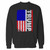 Your trump 2020 flag usa crewneck sweatshirt just got an update. This super comfortable and lighter weight crewneck will become your favorite go-to sweatshirt. The cozy spandex cuffs and waistband make this pill-resistant sweatshirt a fan favorite.And your group will look and feel their best in this premium ringspun cotton crew.