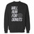 Your will run for donuts crewneck sweatshirt just got an update. This super comfortable and lighter weight crewneck will become your favorite go-to sweatshirt. The cozy spandex cuffs and waistband make this pill-resistant sweatshirt a fan favorite.And your group will look and feel their best in this premium ringspun cotton crew.