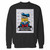 Your donald duck mugshot crewneck sweatshirt just got an update. This super comfortable and lighter weight crewneck will become your favorite go-to sweatshirt. The cozy spandex cuffs and waistband make this pill-resistant sweatshirt a fan favorite.And your group will look and feel their best in this premium ringspun cotton crew.