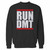 Your run dmt crewneck sweatshirt just got an update. This super comfortable and lighter weight crewneck will become your favorite go-to sweatshirt. The cozy spandex cuffs and waistband make this pill-resistant sweatshirt a fan favorite.And your group will look and feel their best in this premium ringspun cotton crew.