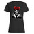 These are the misfits classic skull distressed women t shirt that are cute tied to the side or paired with a cardigan or jacket for a more styled look. So comfy and classic, they are sure to make your vacation extra magical.