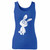 High quality print of this slim fit zombie rabbit bunny gothic halloween women tank top will turn heads. And bystanders won't be disappointed - the racerback cut looks good one any woman's shoulders.