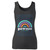 High quality print of this slim fit americas favorite town women tank top will turn heads. And bystanders won't be disappointed - the racerback cut looks good one any woman's shoulders.