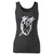 High quality print of this slim fit anatomical black heart women tank top will turn heads. And bystanders won't be disappointed - the racerback cut looks good one any woman's shoulders.