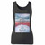 High quality print of this slim fit frozen ii french version women tank top will turn heads. And bystanders won't be disappointed - the racerback cut looks good one any woman's shoulders.