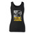 High quality print of this slim fit janet and michael jackson women tank top will turn heads. And bystanders won't be disappointed - the racerback cut looks good one any woman's shoulders.