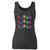 High quality print of this slim fit keith haring dancing figure women tank top will turn heads. And bystanders won't be disappointed - the racerback cut looks good one any woman's shoulders.