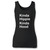 High quality print of this slim fit kinda hippie kinda hood women tank top will turn heads. And bystanders won't be disappointed - the racerback cut looks good one any woman's shoulders.