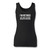 High quality print of this slim fit ladies i'm retired you're not have fun at work tomorrow vectorized women tank top will turn heads. And bystanders won't be disappointed - the racerback cut looks good one any woman's shoulders.