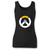 High quality print of this slim fit overwatch symbol women tank top will turn heads. And bystanders won't be disappointed - the racerback cut looks good one any woman's shoulders.