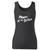 High quality print of this slim fit panic at the disco logo art women tank top will turn heads. And bystanders won't be disappointed - the racerback cut looks good one any woman's shoulders.