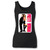 High quality print of this slim fit pretty woman women tank top will turn heads. And bystanders won't be disappointed - the racerback cut looks good one any woman's shoulders.