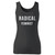 High quality print of this slim fit radical feminist women tank top will turn heads. And bystanders won't be disappointed - the racerback cut looks good one any woman's shoulders.