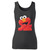 High quality print of this slim fit sesame street red elmo women tank top will turn heads. And bystanders won't be disappointed - the racerback cut looks good one any woman's shoulders.