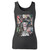 High quality print of this slim fit suicide squad movie women tank top will turn heads. And bystanders won't be disappointed - the racerback cut looks good one any woman's shoulders.