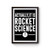 Actually It Is Rocket Science Funny Space Poster