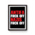 Antifa And Nazis Fuck Off Poster