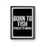Born To Fish Forced To Work Poster