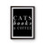 Cats Books And Coffee Poster