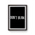 Don't Blink Poster