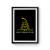 Don't Tread On Me Black Logo American Pride Gadsden Flag Poster