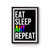 Eat Sleep Art Repeat Poster