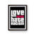 Ed Sheeran Love Music Hate Racism Anti Trump Poster