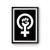 Feminism Logo Feminist Girl Power Poster