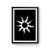 Flaming Black Sun Poster