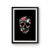 Floral Rose Skull Hipster Tumblr Dope Poster