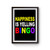 Funny Bingo Happiness Is Yelling Bingo Poster