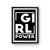 Girl Power Block Feminist Poster