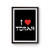 I Love Torah Jewish Scrolls Reading Poster