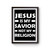 Jesus Is My Savior Not My Religion Christian Religious God Prayer Inspired Poster